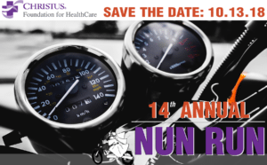 14th Annual Nun Run Save the Date for WH2